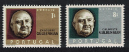 Portugal Calouste Gulbenkian Oil Industry Pioneer 2v 1965 MNH SG#1271-1272 - Unused Stamps