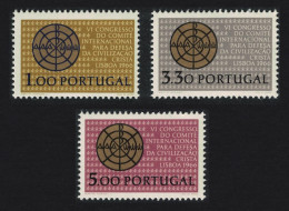 Portugal Defence Of Christian Civilisation Congress Lisbon 3v 1966 SG#1286-1288 - Ongebruikt
