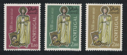 Portugal Stamp Day Saint Zenon The Courier 3v 1962 MNH SG#1216-1218 - Neufs