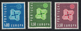 Portugal Europa 3v 1961 MNH SG#1193-1195 - Unused Stamps