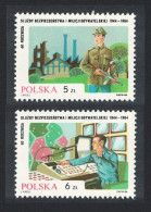 Poland 40th Anniversary Of Security Force And Civil Militia 2v 1984 MNH SG#2953-2954 - Nuovi