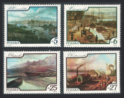 Poland Paintings Of Vistula River 4v 1984 MNH SG#2937-2940 - Ongebruikt