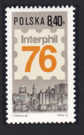 Poland 'Interphil 76' International Stamp Exhibition 1976 MNH SG#2431 Sc#2158 - Nuevos