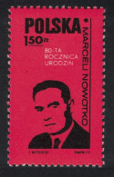 Poland 80th Birth Anniversary Of Marceli Nowotko Party Leader 1973 MNH SG#2249 - Unused Stamps