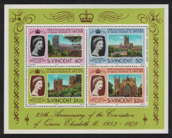 St. Vincent 25th Anniversary Of Coronation MS 1978 MNH SG#MS560 - St.Vincent (...-1979)