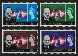 St. Vincent Churchill Commemoration 4v 1966 MNH SG#246-249 - St.Vincent (...-1979)