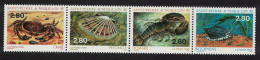 St. Pierre And Miquelon Crustaceans And Molluscs 4v Strip 1995 MNH SG#731-734 - Unused Stamps