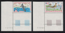 St. Pierre And Miquelon Shearwater Plover Migratory Birds 2v Corners 1993 MNH SG#696-697 - Unused Stamps