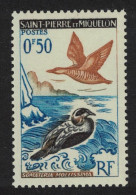 St. Pierre And Miquelon Birds Eider Ducks 50c 1963 MNH SG#422 MI#398 Sc#362 - Nuovi