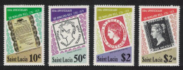 St. Lucia Death Centenary Of Sir Rowland Hill 4v 1979 MNH SG#509-512 - St.Lucie (1979-...)
