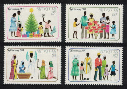 St. Kitts Christmas 4v 1984 MNH SG#165-168 - St.Kitts And Nevis ( 1983-...)