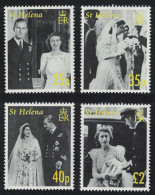 St. Helena Diamond Wedding Of Queen Elizabeth II 4v 2007 MNH SG#1023-1026 - Isola Di Sant'Elena
