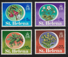 St. Helena Endemic Plants Flowers Flora 4v 1981 MNH SG#369-372 MI#333-336 - Isla Sta Helena