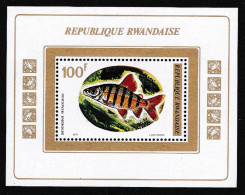 Rwanda Fish MS 1973 MNH SG#MS561 MI#Block 33A Sc#549 - Neufs