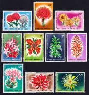 Rwanda Flowers Aloe 10v 1966 MNH SG#148-157 - Neufs