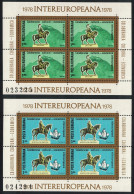 Romania King Decebalus Of Dacia Sculptures 2v Sheetlet 1978 MNH SG#4377-4378 - Ongebruikt