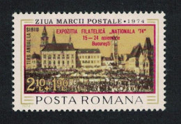 Romania 'Nationala 74' Stamp Exhibition Overprint 1974 MNH SG#4115 - Unused Stamps