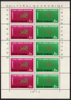 Romania Inter-European Cultural And Economic Co-operation 2v Sheetlet 1972 MNH SG#3899-3900 MI#3020-3021KB - Neufs