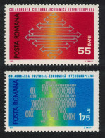 Romania Inter-European Cultural Economic Co-operation 2v 1971 MNH SG#3805-3806 - Unused Stamps