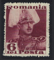 Romania King Carol II Portrait Additionally Inscr 'POSTA' 6 Lei 1935 Canc SG#1319 - Autres & Non Classés