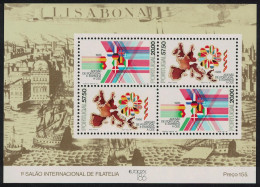 Portugal 'Europex 86' Stamp Exhibition Lisbon MS 1986 MNH SG#MS2056 - Unused Stamps