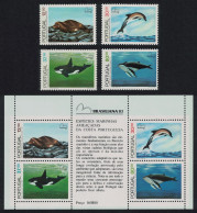 Portugal Whale Dolphin Monk Seal Marine Mammals 4v+MS 1983 MNH SG#1928-1932 MI#1604-16070+Block 41 - Ungebraucht