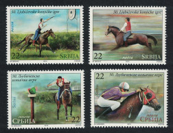 Serbia Ljubicevo Equestrian Games 4v 2013 MNH SG#629-632 - Serbie
