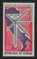 Senegal International Stamp Exhibition Riccione Italy 1973 MNH SG#533 - Senegal (1960-...)