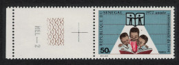 Senegal International Book Year Margin 1972 MNH SG#502 - Senegal (1960-...)