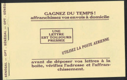 Senegal Arms Of Senegal 35f Booklet 10 Stamps EXTREMELY RARR 1971 MNH SG#446 MI#470 - Senegal (1960-...)