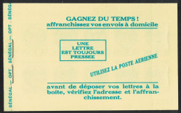 Senegal Arms Of Senegal 35f Booklet 20 Stamps EXTREMELY RARR 1971 MNH SG#446 MI#470 - Senegal (1960-...)
