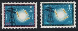 Saudi Arabia General Electricity Corporation 2v 1986 MNH SG#1442-1443 MI#839-840 Sc#976-977 - Saudi Arabia