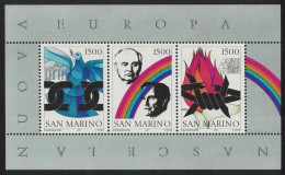 San Marino Gorbatchov Bush Bird 'Birth Of A New Europe' MS 1991 MNH SG#MS1411 - Nuevos