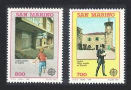 San Marino Europa Post Office Buildings 2v 1990 MNH SG#1360-1361 - Unused Stamps