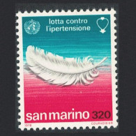 San Marino World Hypertension Month 1978 MNH SG#1092 - Unused Stamps