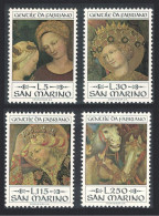 San Marino Christmas Altarpiece 'Adoration Of The Magi' 4v 1973 MNH SG#990-993 - Ungebraucht