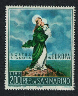 San Marino Our Lady Of Europe 1966 MNH SG#814 - Unused Stamps