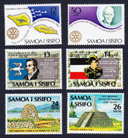Samoa Hospital Bird Rotary Church Anniversaries 6v 1980 MNH SG#565-570 Sc#525-530 - Samoa (Staat)