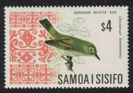 Samoa Samoan White-eye Bird $4 1969 MNH SG#289b MI#200 - Samoa (Staat)