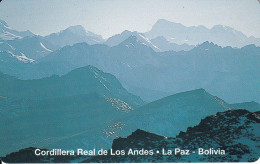 TARJETA DE BOLIVIA DE ENTEL DE LA CORDILLERA DE LOS ANDES - LA PAZ (NUEVA-MINT) - Bolivië