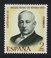 Spain Birth Centenary Of General Primo De Rivera 1970 MNH SG#2034 - Nuevos