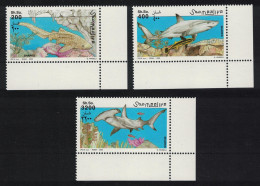 Somalia Sharks 3v Corners 2003 MNH - Somalia (1960-...)