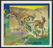 Somalia Crocodiles Antelopes MS 2000 MNH MI#Block 70 - Somalie (1960-...)