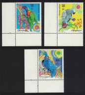 Somalia Parrots Birds Corners 1999 MNH MI#746-748 - Somalie (1960-...)