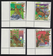 Somalia Tiger Lion Cheetah Big Cats 4v Corners 1998 MNH MI#696-699 - Somalie (1960-...)