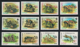 Somalia WWF Wild Animals 12v 1992 MNH MI#432-443 Sc#607-618 - Somalia (1960-...)