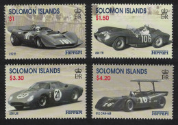 Solomon Is. Ferrari Racing Cars 4v 1999 MNH SG#947-950 - Solomon Islands (1978-...)