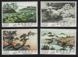 Taiwan Madame Chiang Kai-shek's Landscape Paintings 4v 1975 MNH SG#1078-1081 - Unused Stamps