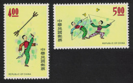 Taiwan Chinese Folklore 2v 1975 MNH SG#1037-1038 - Unused Stamps