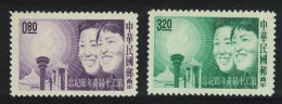 Taiwan 20th Youth Day 2v 1963 MNH SG#464-465 - Unused Stamps